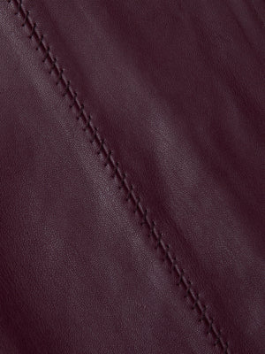 Arlette Vegan Leather Midi Skirt