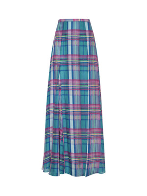 Patricia Plaid Maxi Skirt