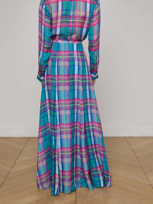 Patricia Plaid Maxi Skirt