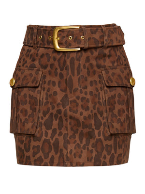 Regina Belted Mini Skirt