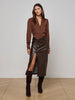 Lilou Vegan Leather Skirt