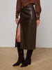 Lilou Vegan Leather Skirt