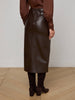Lilou Vegan Leather Skirt