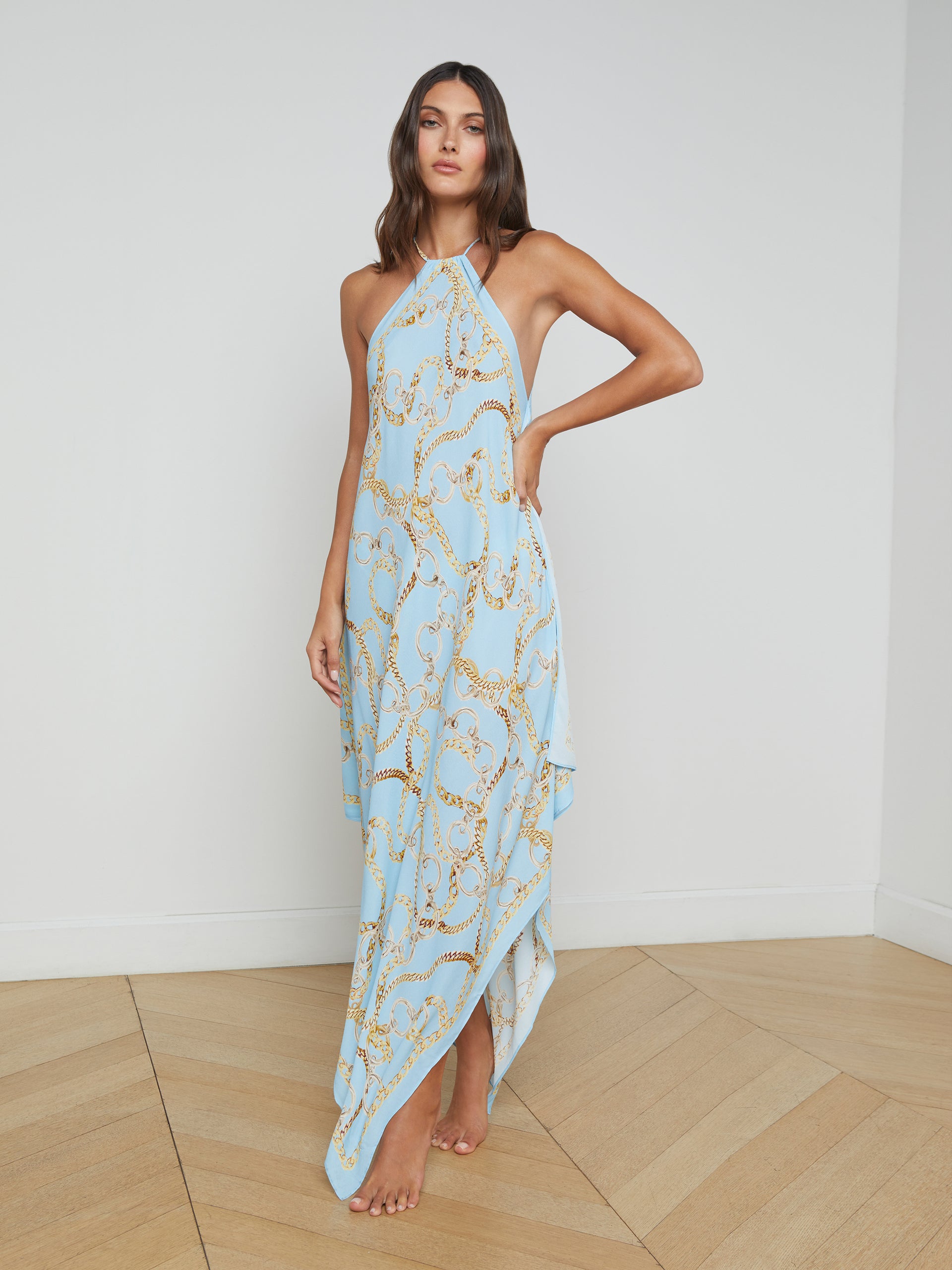 Elise Cover-Up Dress swim L'AGENCE Sale