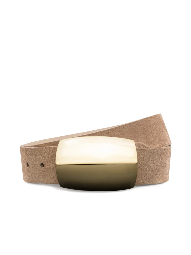 Ceinture en cuir suédé Milou