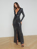 Rosetta Sequin Twist-Front Dress preorder L'AGENCE   