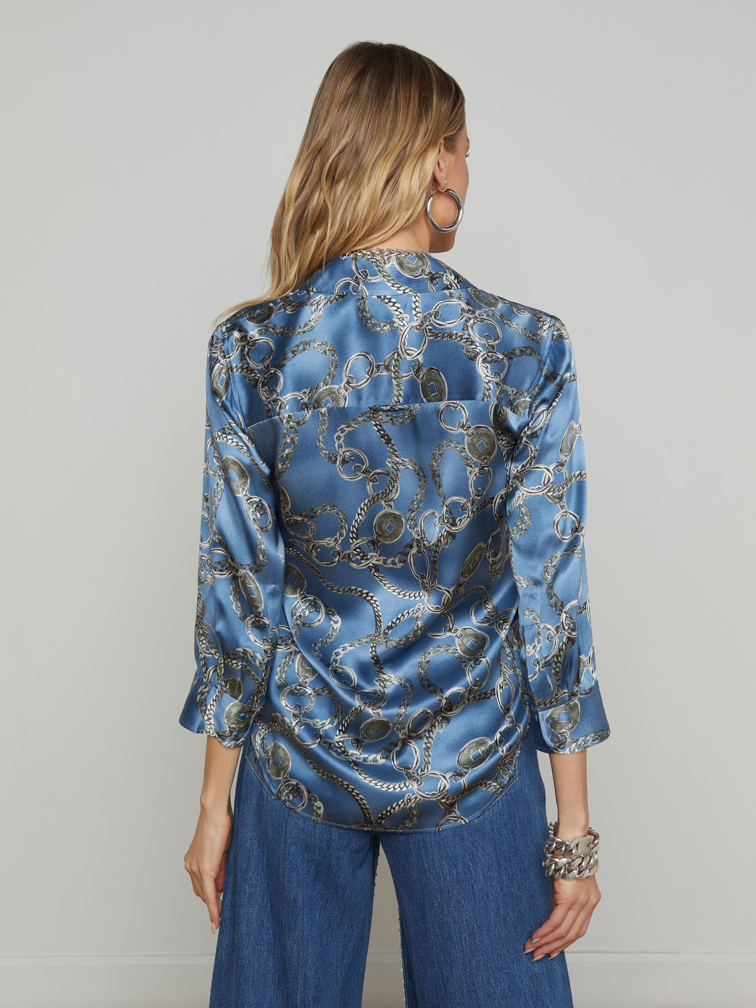 Dani Silk Blouse blouse L'AGENCE