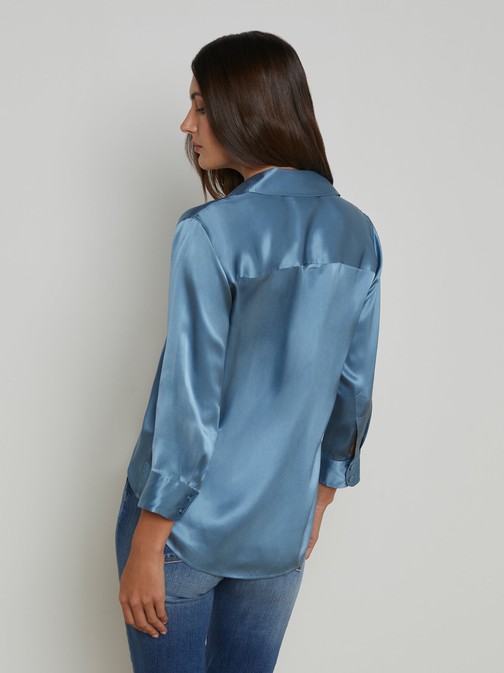 Dani Silk Blouse blouse L'AGENCE