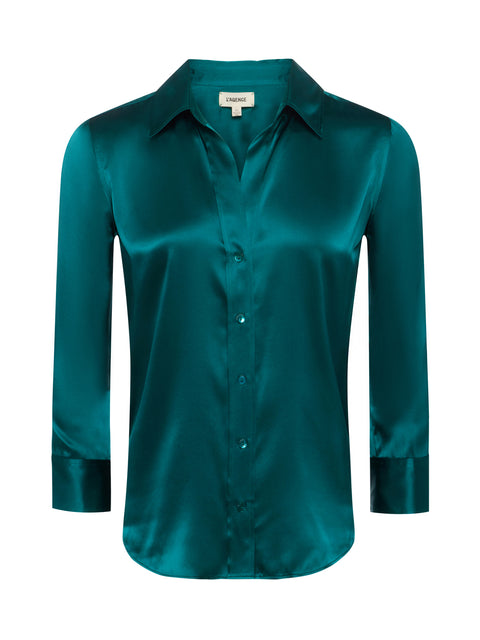 Dani Silk Blouse blouse L'AGENCE Sale   