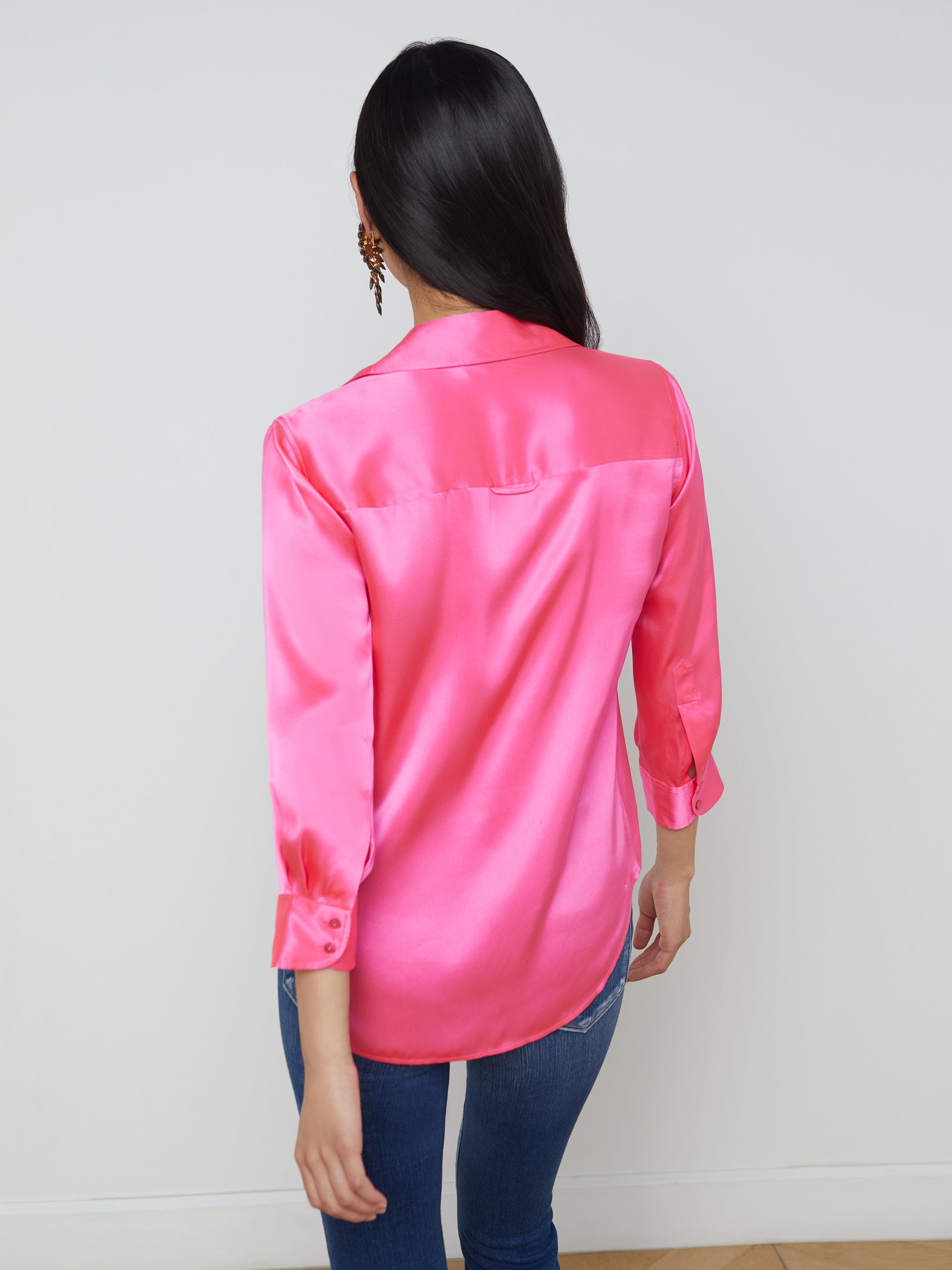 Dani Silk Blouse blouse L'AGENCE Sale   