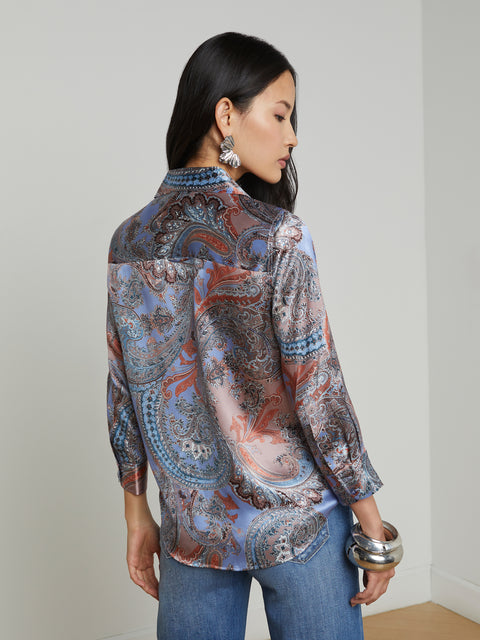 Dani Silk Blouse blouse L'AGENCE