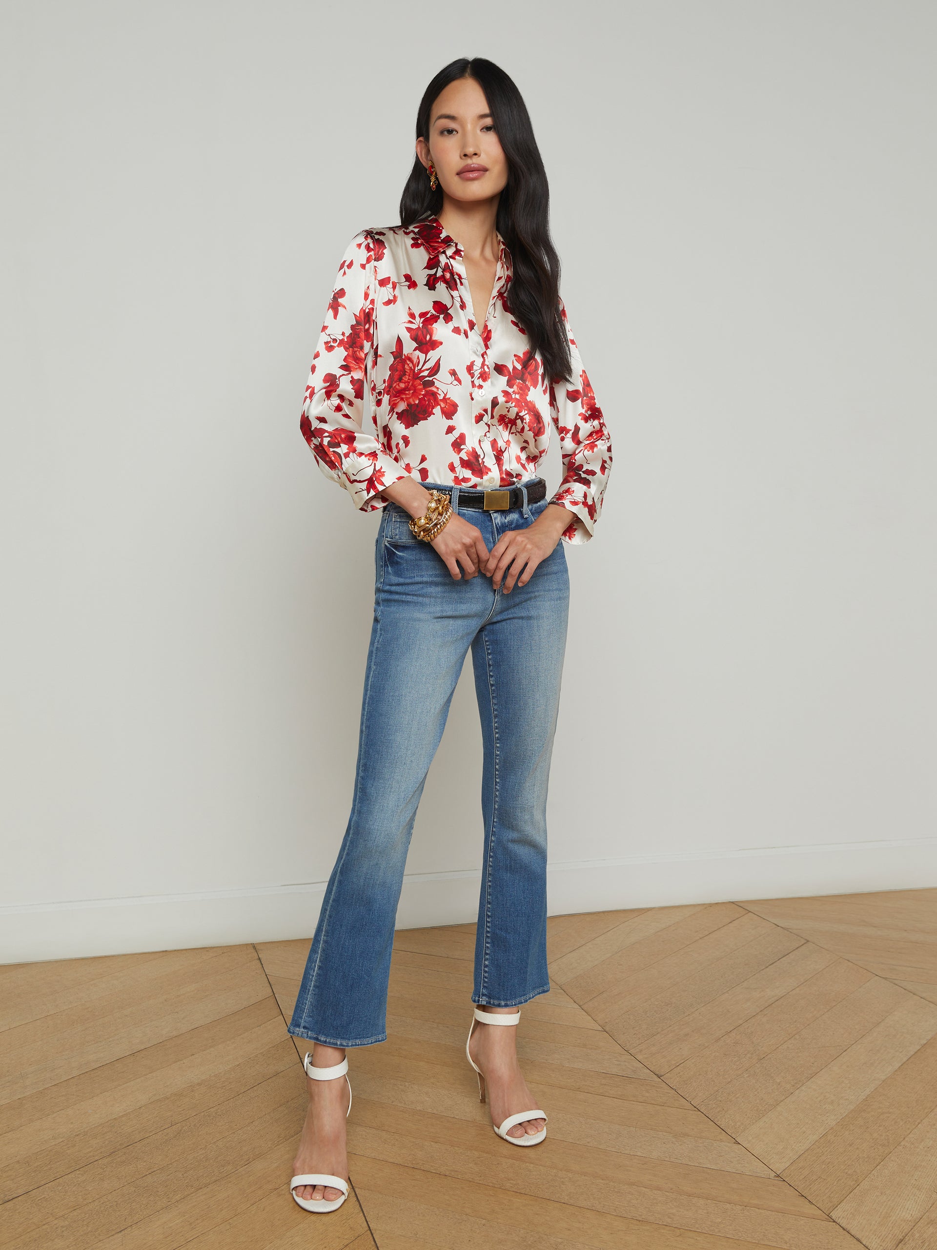 Dani Silk Blouse blouse L'AGENCE