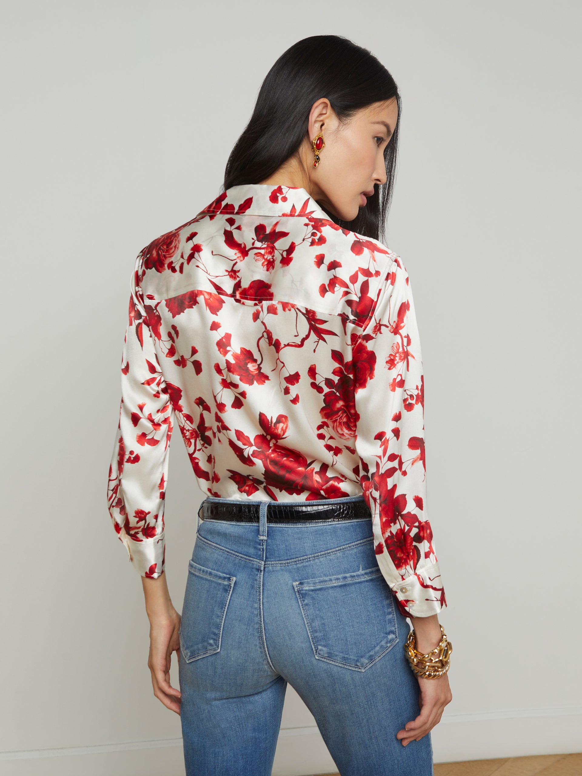 Dani Silk Blouse blouse L'AGENCE