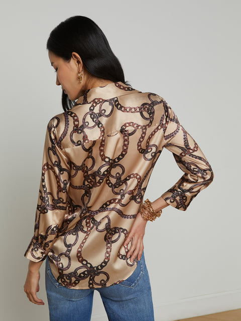 Dani Silk Blouse blouse L'AGENCE