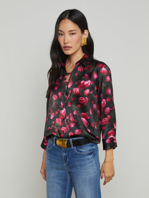 Dani Silk Blouse blouse L'AGENCE