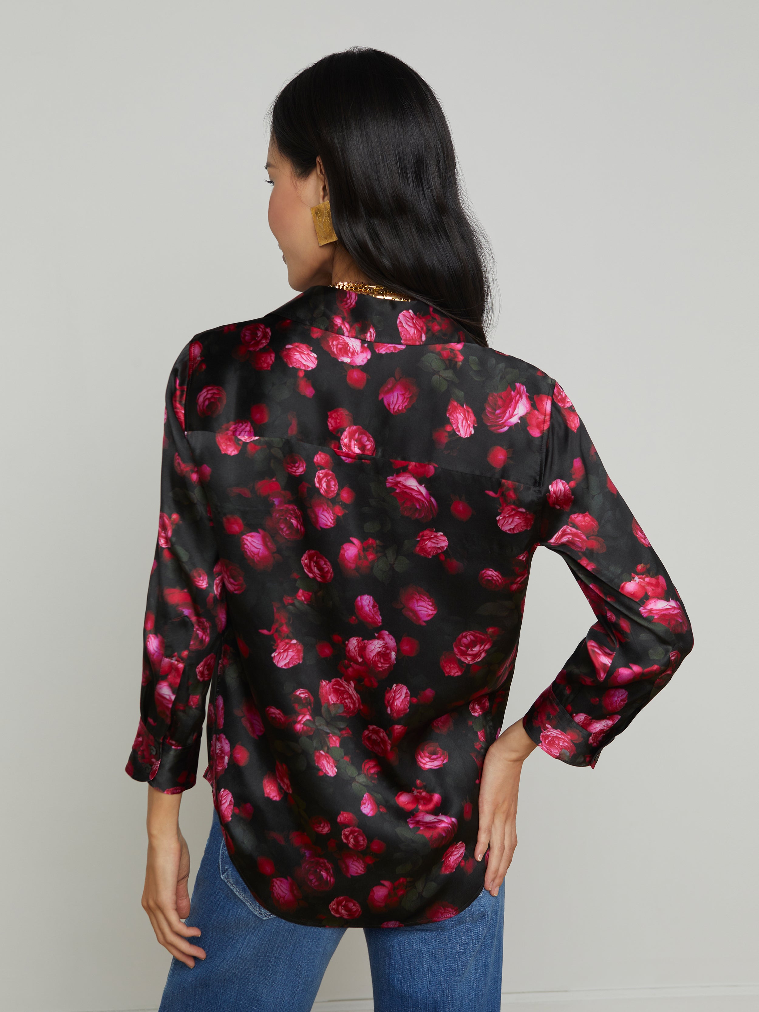 Dani Silk Blouse blouse L'AGENCE