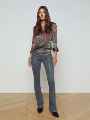 Dani Silk Blouse blouse L'AGENCE Sale