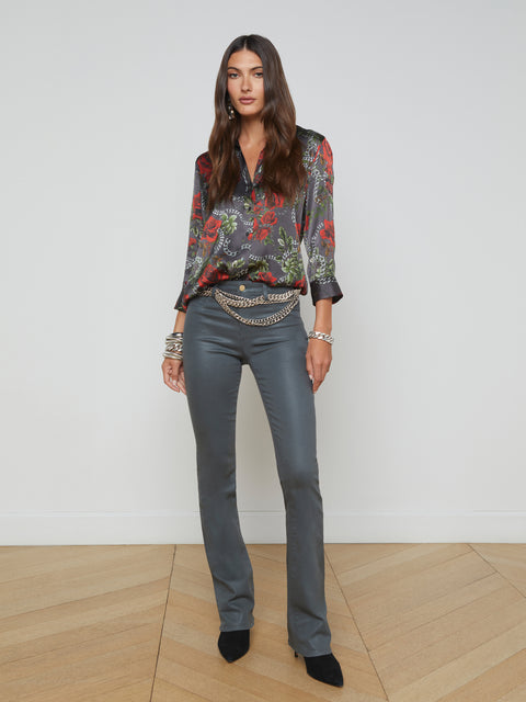 Dani Silk Blouse blouse L'AGENCE   