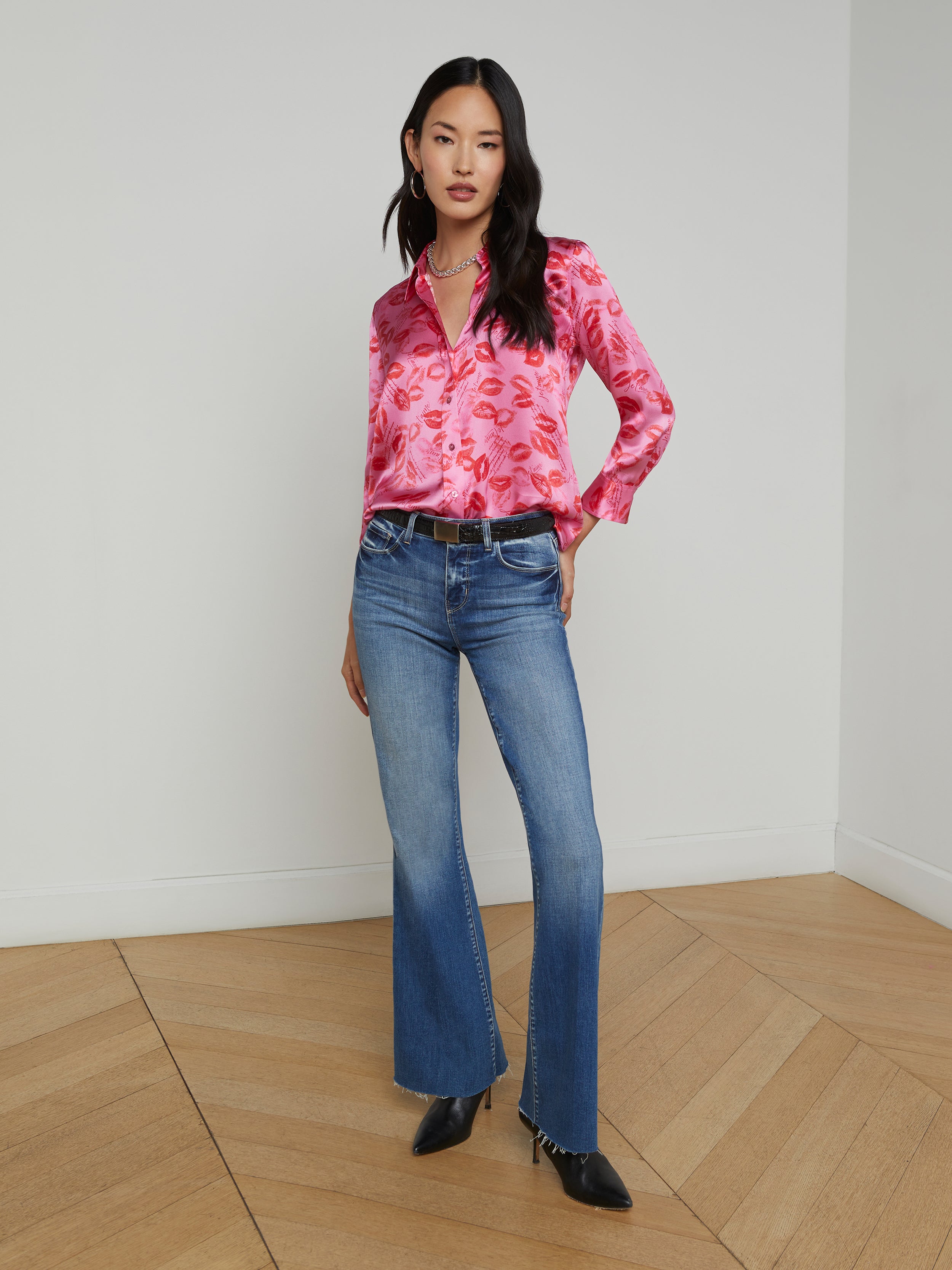 Dani Silk Blouse blouse L'AGENCE