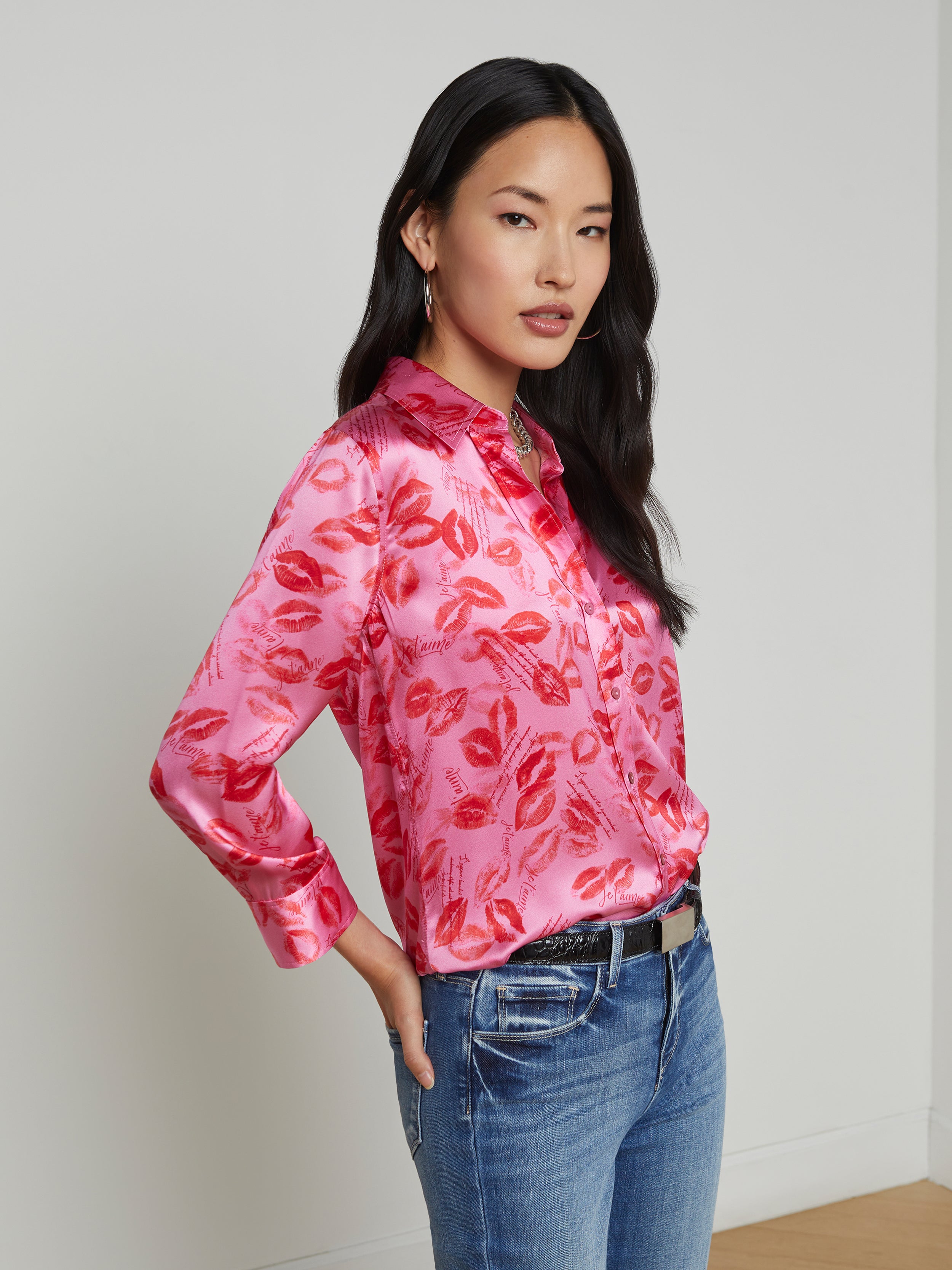 Dani Silk Blouse blouse L'AGENCE