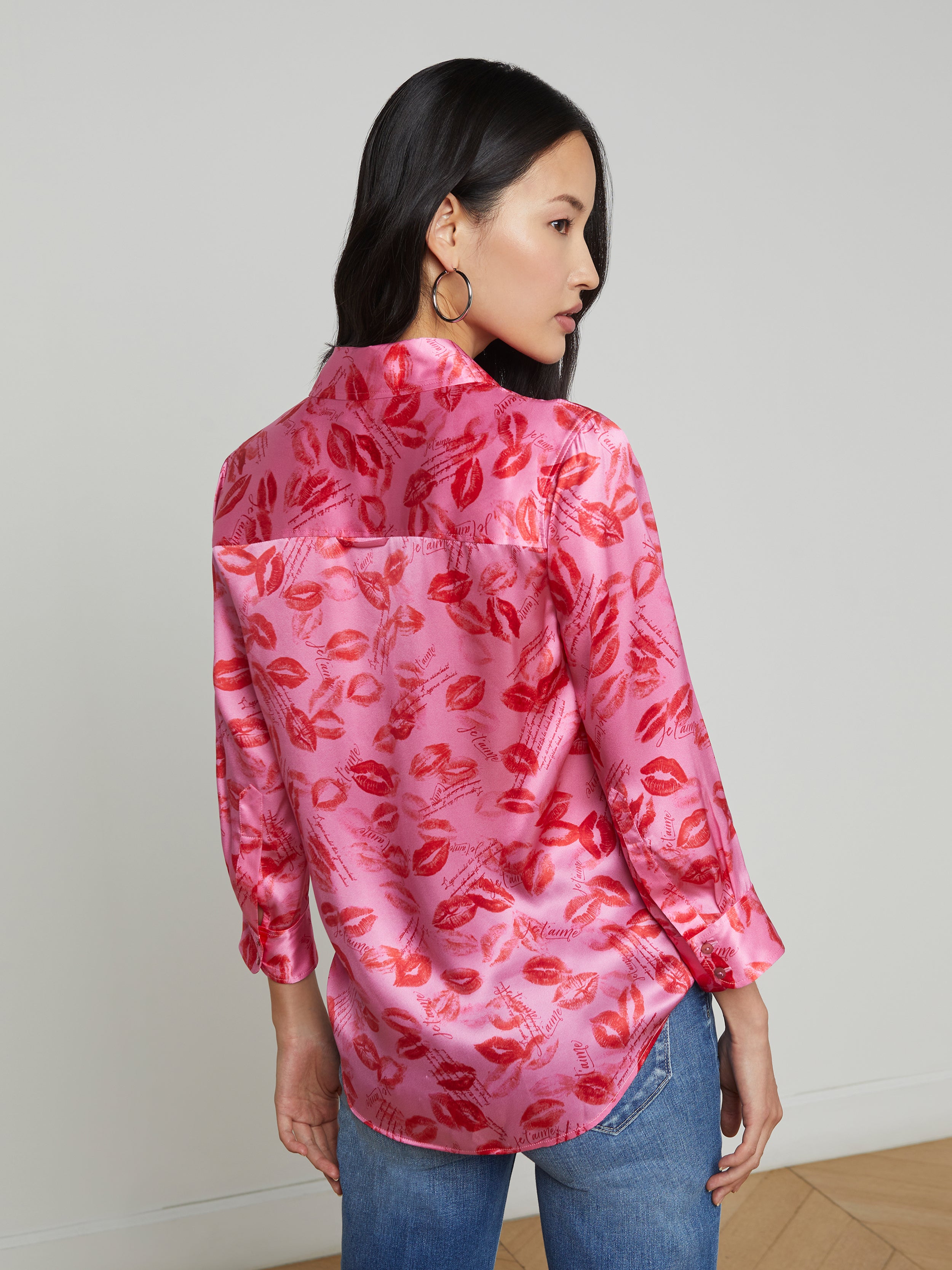 Dani Silk Blouse blouse L'AGENCE