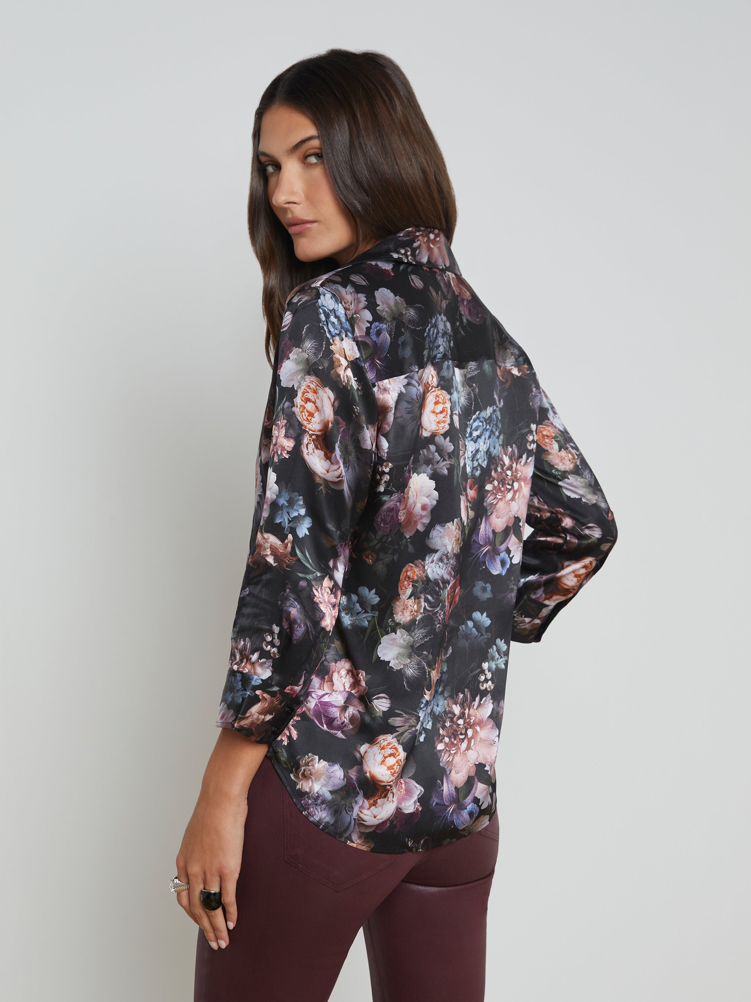 Dani Silk Blouse blouse L'AGENCE Sale