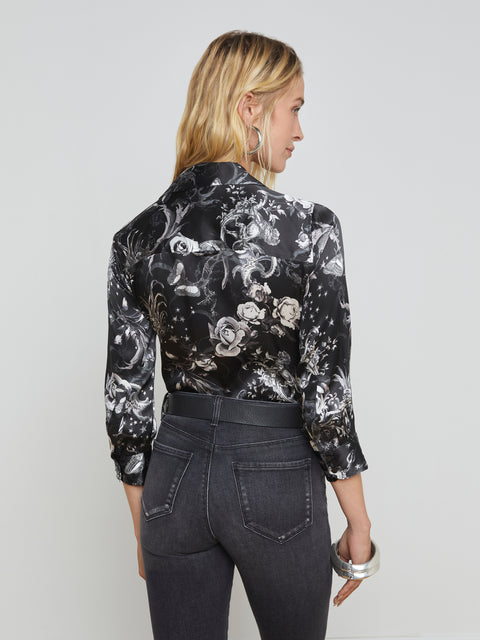 Dani Silk Blouse blouse L'AGENCE Sale