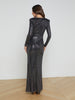 Rosetta Sequin Twist-Front Dress preorder L'AGENCE   