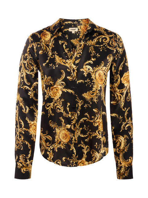 Tyler Silk Blouse blouse L'AGENCE   