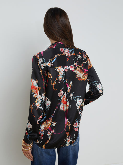 Tyler Silk Blouse blouse L'AGENCE   