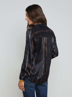 Tyler Silk Blouse blouse L'AGENCE Sale