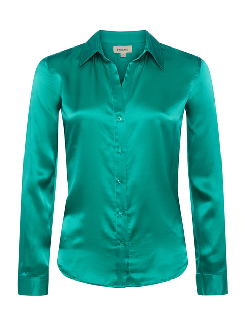 Tyler Silk Blouse blouse L'AGENCE