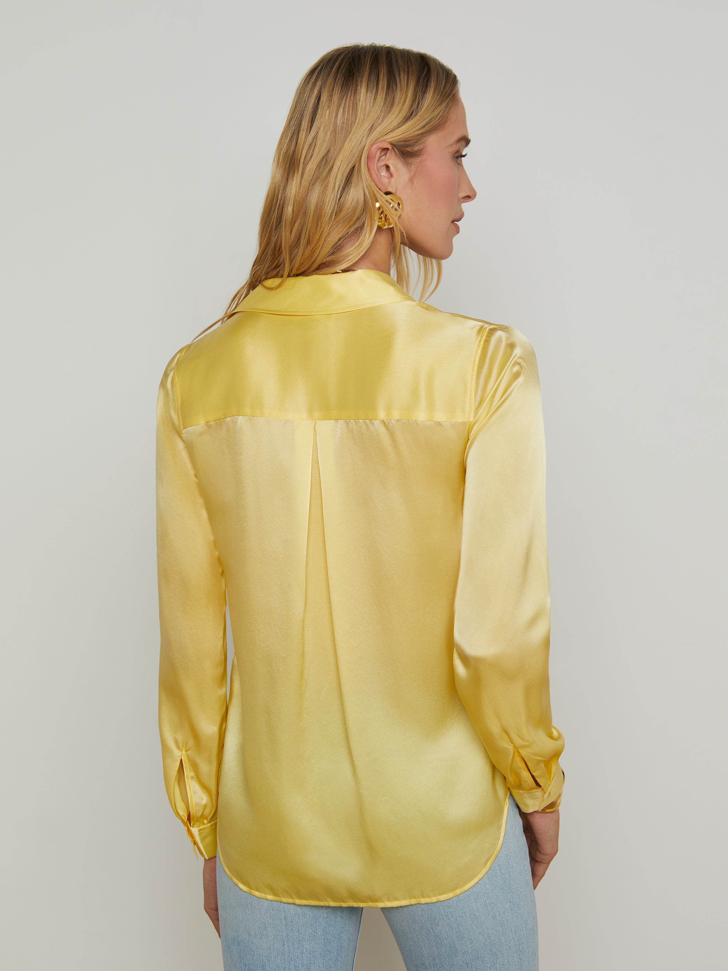 Tyler Silk Blouse blouse L'AGENCE