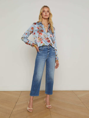 Tyler Silk Blouse blouse L'AGENCE