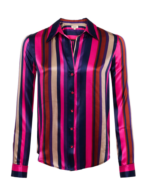 Tyler Silk Blouse blouse L'AGENCE   