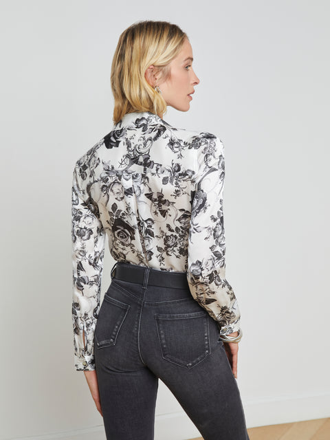 Tyler Silk Blouse blouse L'AGENCE   