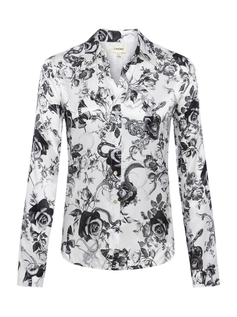 Tyler Silk Blouse blouse L'AGENCE   