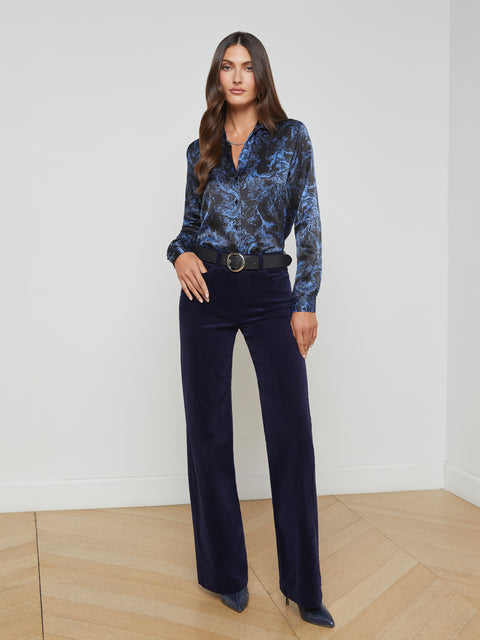 Tyler Silk Blouse blouse L'AGENCE   