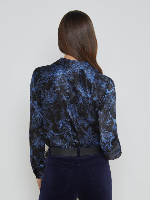 Tyler Silk Blouse blouse L'AGENCE   