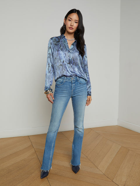 Tyler Silk Blouse blouse L'AGENCE