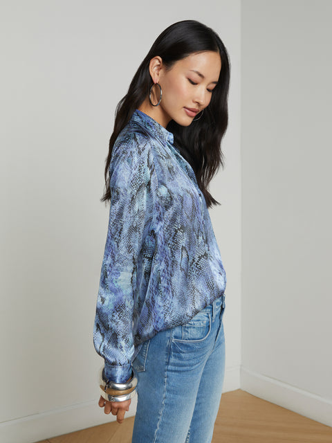 Tyler Silk Blouse blouse L'AGENCE