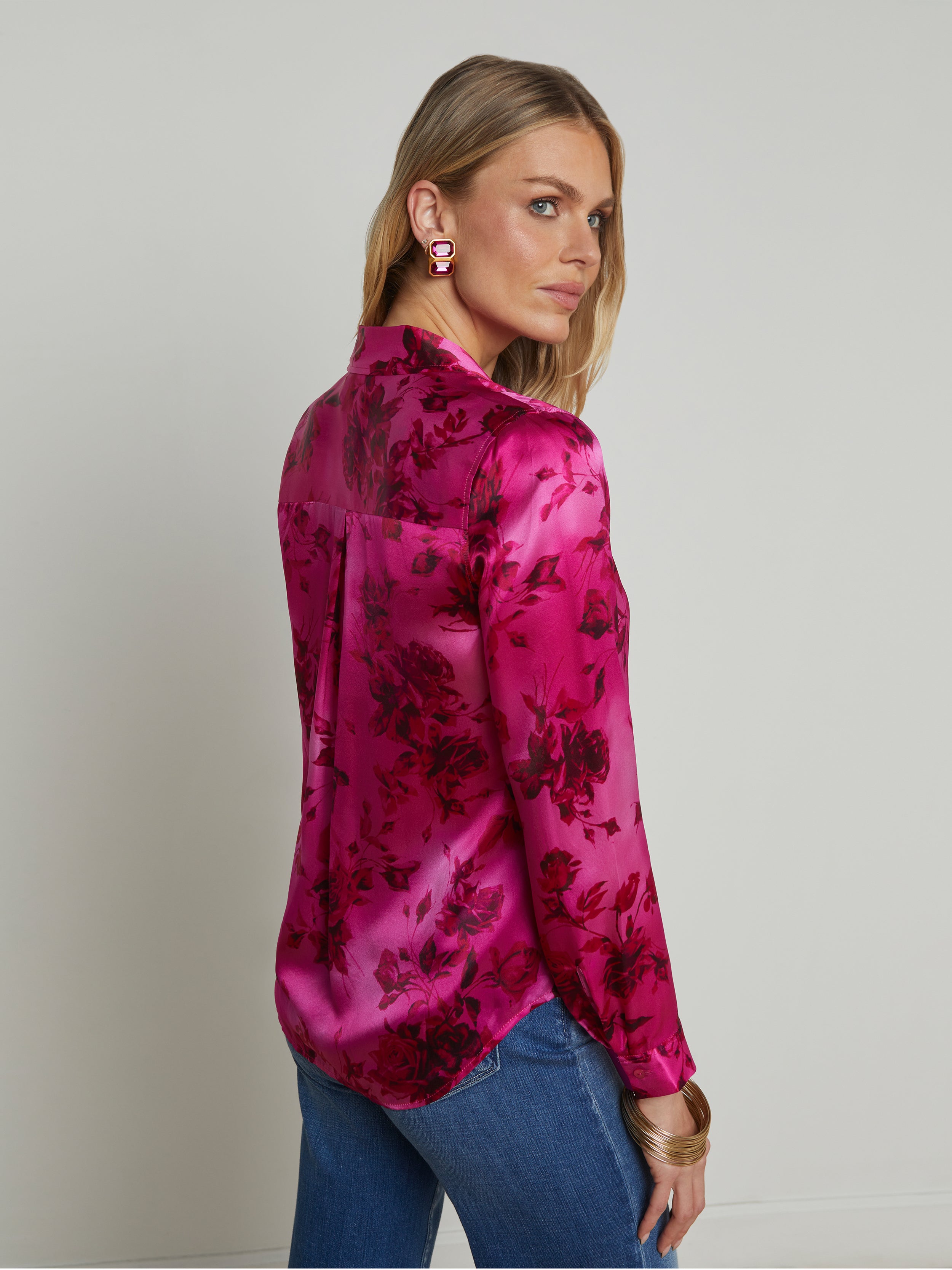 Tyler Silk Blouse blouse L'AGENCE