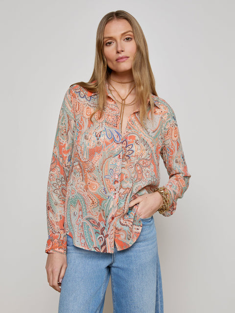 Laurent Paisley Blouse blouse L'AGENCE