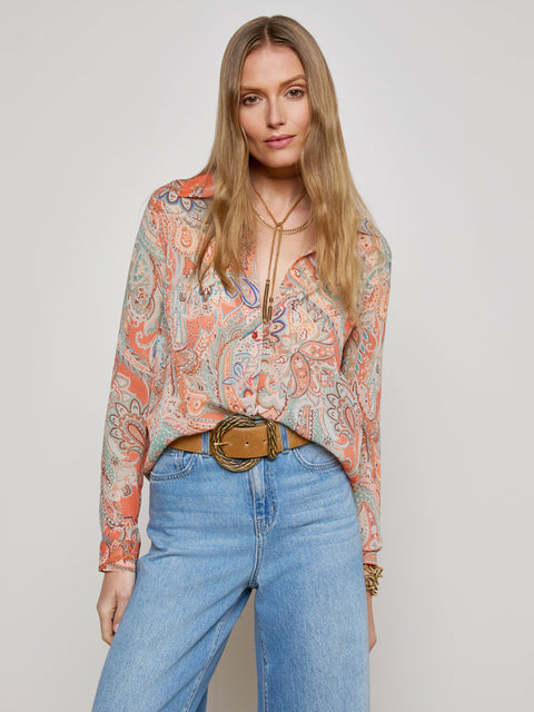 Laurent Paisley Blouse blouse L'AGENCE