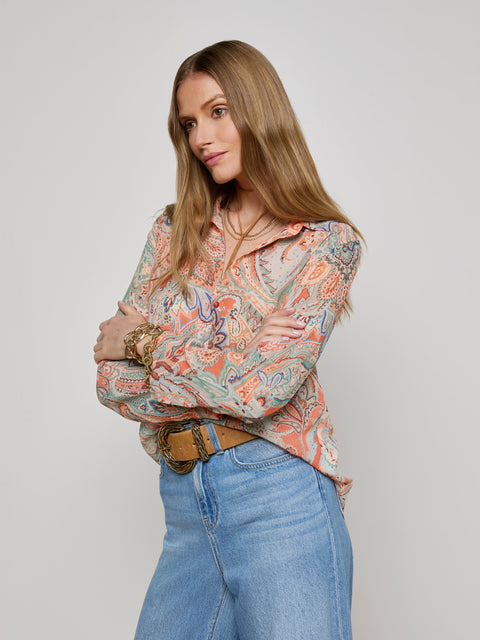Laurent Paisley Blouse blouse L'AGENCE