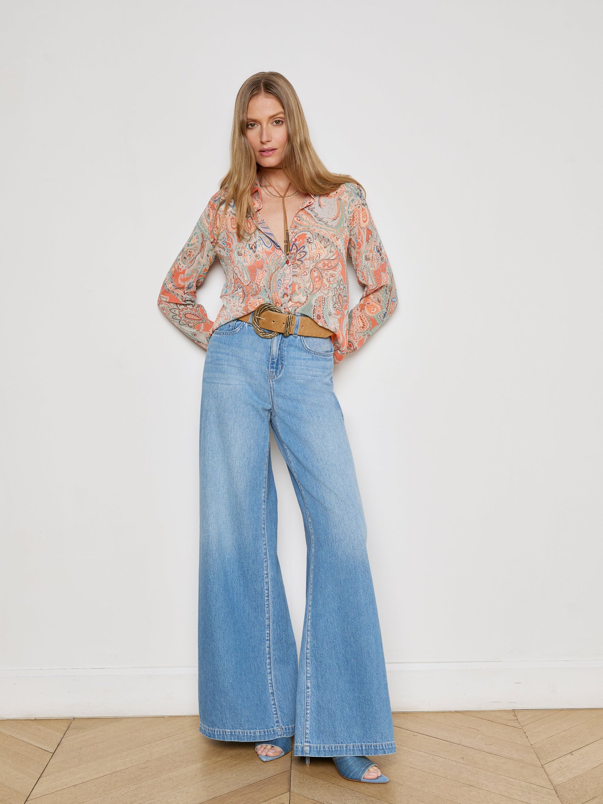 Laurent Paisley Blouse blouse L'AGENCE