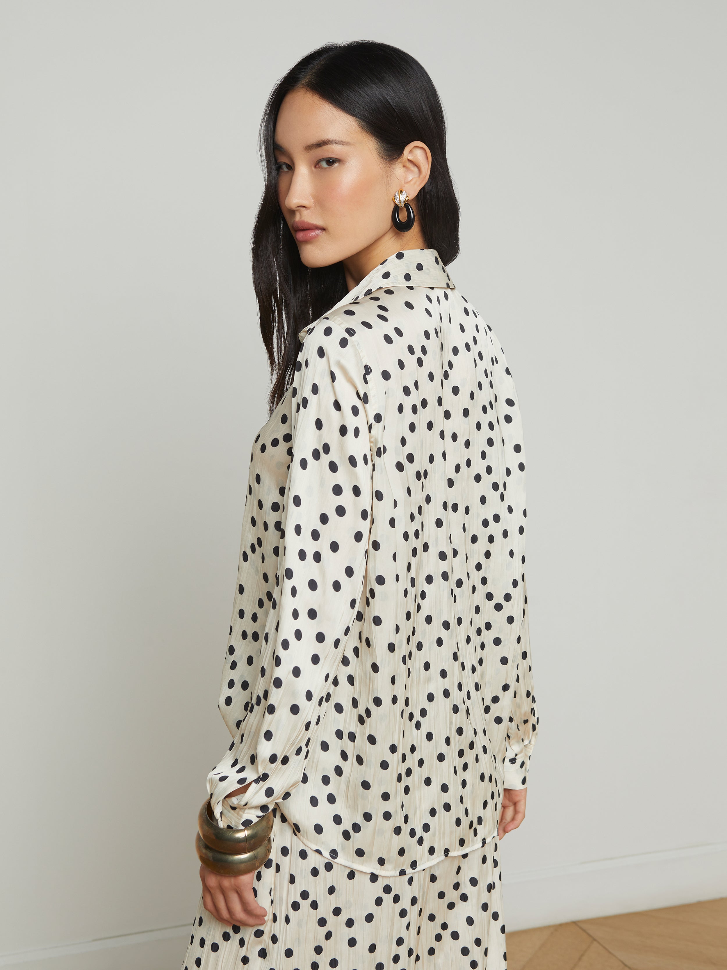 Argo Satin Blouse blouse L'AGENCE