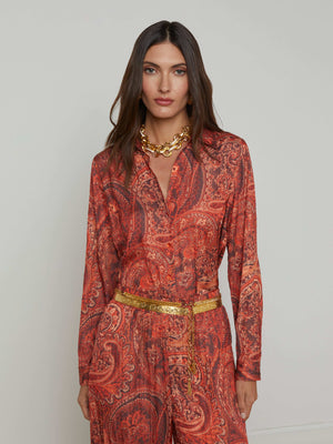 Argo Satin Blouse blouse L'AGENCE Sale