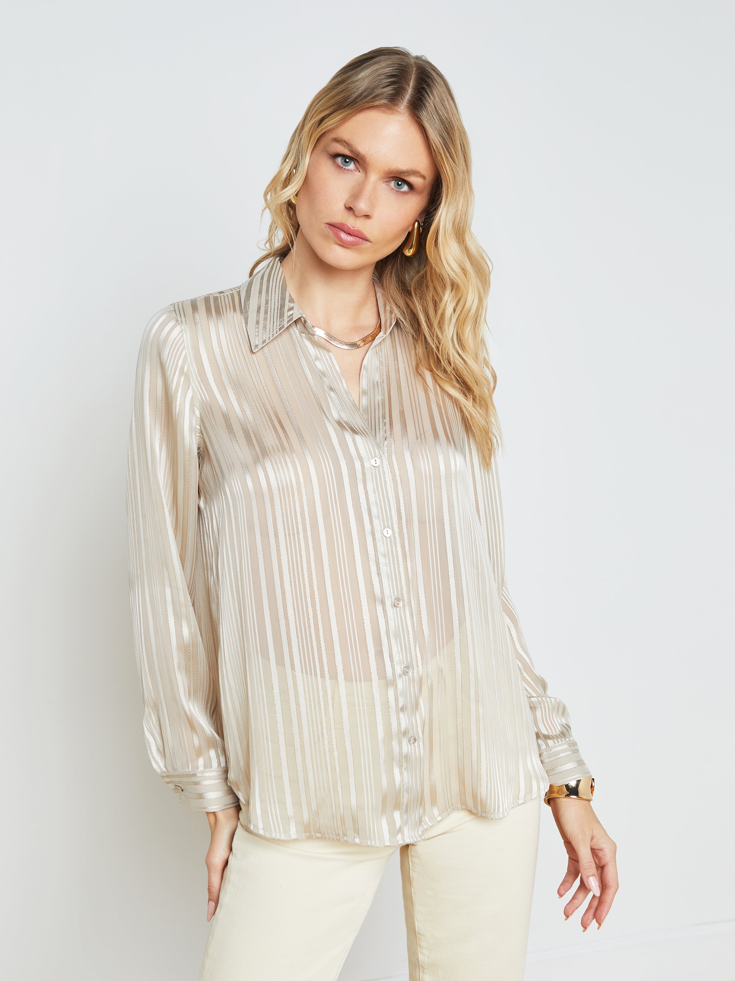 Featured: Argo Striped Blouse