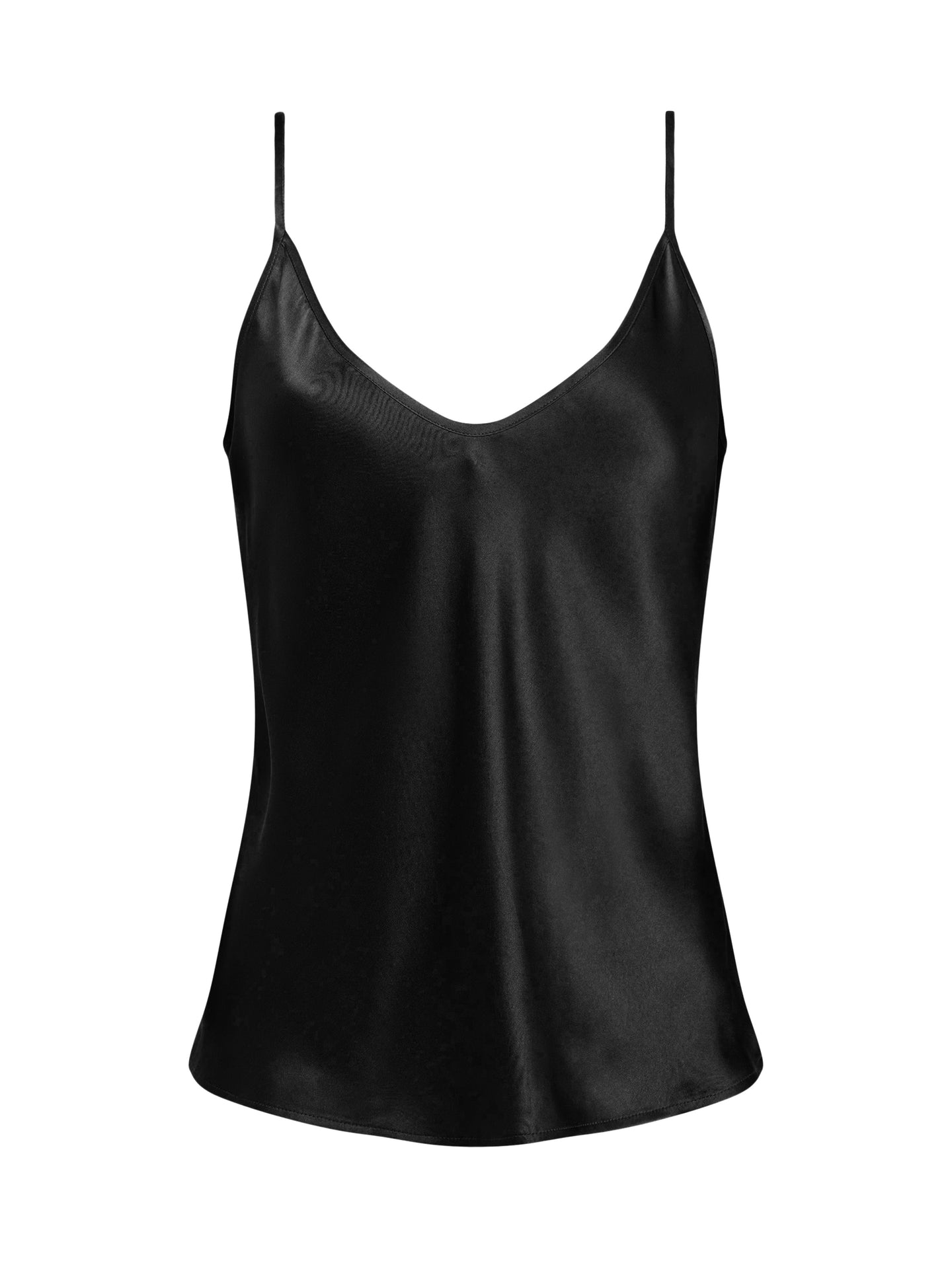 L'AGENCE Lexi Silk Camisole in Black